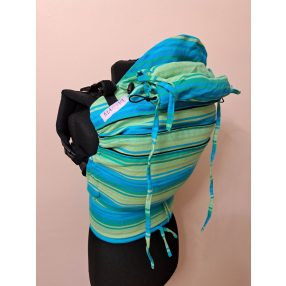 Aventurine kendőből készült Maraya csatos hordozó