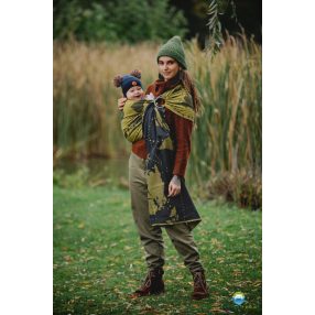 Gold wanderlust karikás kendő