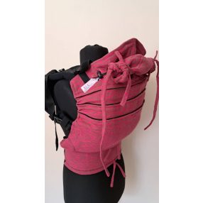 Nona fuchsia kendőből készült Maraya csatos