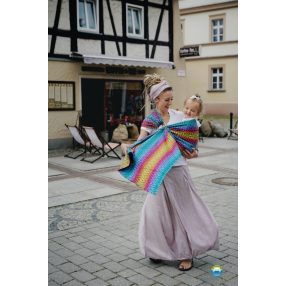 Prismatic Ethno karikás kendő