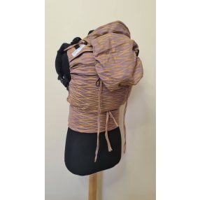 PurpleFlames kendőből készült Maraya csatos hordozó