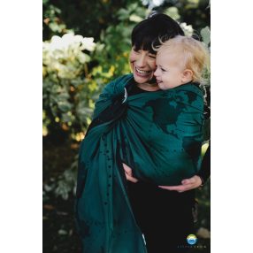 Teal Wanderlust karikás kendő